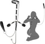 Hotsvibe Anal Hook Sex Bondage Restraints Kit with Handcuffs Neck Collar Wrist Cuffs SM Adult Sex Game Play - Image 3