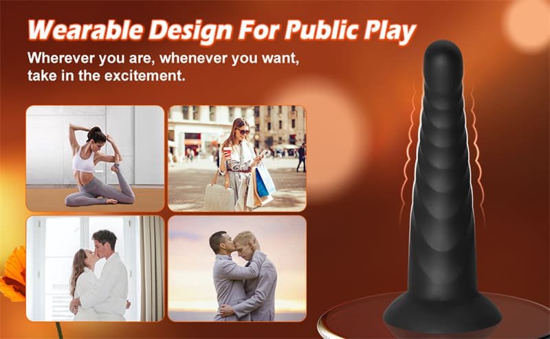 Hotsvibe Anal Plug Pack of 3 Anal Toys Silicone Butt Plug for Beginners Advanced Players Anal Trainer with Suction Base