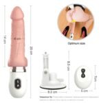 Hotsvibe Automatic Sex Machine Sex Toys with 7 Swing Vibrations Hands-Free Realistic Thrusting Dildo - Image 9