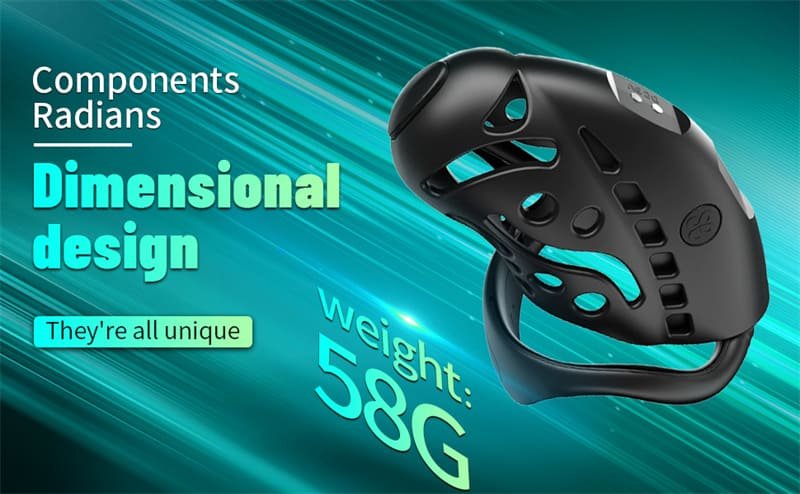 Hotsvibe Electric Shock Male Chastity Cage with 9 Vibrations Chastity Devices Cock Cage BDSM Sex Toys for Men 12