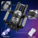 Hotsvibe Hands Free Male Masturbators Thrusting Cannon King 12cm Telescopic Super-long with Phone Stand & Foldable Handle - Image 6