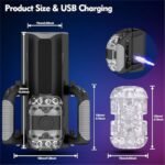 Hotsvibe Hands Free Male Masturbators Thrusting Cannon King 12cm Telescopic Super-long with Phone Stand & Foldable Handle - Image 7