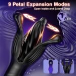 Hotsvibe Hell Flower Prostate Massager Anal Toys with 9 Tension Shock Flapping Thrusting Vibrating Anal Vibrator Dildo - Image 3