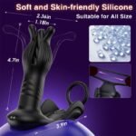 Hotsvibe Hell Flower Prostate Massager Anal Toys with 9 Tension Shock Flapping Thrusting Vibrating Anal Vibrator Dildo - Image 8