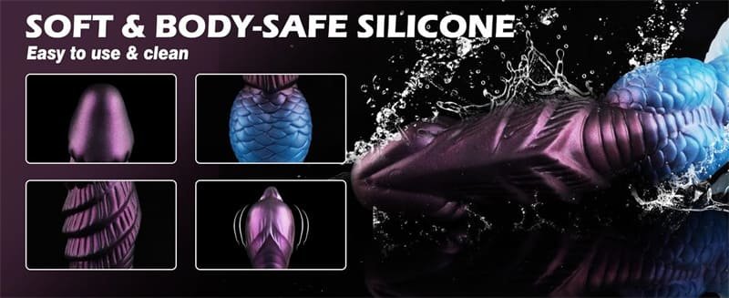 Hotsvibe Inflatable Butt Plug Horse Knot Dildo Animal Dog Dildos with Strong Suction Cup Large Anal Dildo
