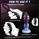 Hotsvibe Inflatable Butt Plug Horse Knot Dildo Animal Dog Dildos with Strong Suction Cup Large Anal Dildo - Image 6
