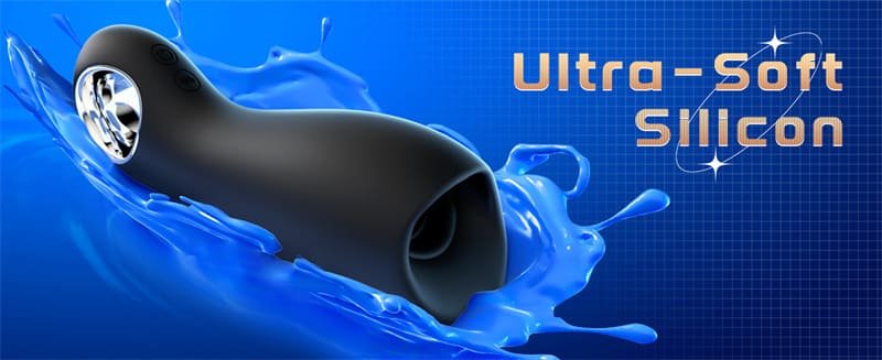 Hotsvibe Male Masturbator - 10 Vibration & 5 Tongue Licking Male Sex Toys for Men Penis Vibrator with Loop-Handle