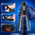Hotsvibe Male Masturbator - 10 Vibration & 5 Tongue Licking Male Sex Toys for Men Penis Vibrator with Loop-Handle - Image 5
