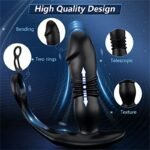 Hotsvibe Prostate Massager Anal Vibrators with 12 Vibrating 3 Thrusting Anal Dildo Toy Anal APP Control - Image 5