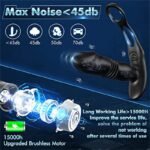 Hotsvibe Prostate Massager Anal Vibrators with 12 Vibrating 3 Thrusting Anal Dildo Toy Anal APP Control - Image 7