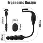 Hotsvibe Prostate Stimulator with Ring 9 Strong Vibrating 9 Thrusting Modes Anal Vibrator with Remote Control - Image 8