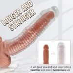 Hotsvibe Reusable Penis Extension Sleeve Set, Transparent Penis Extenders & Sleeves for Men - 4 Pcs - Image 5