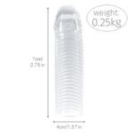 Hotsvibe Reusable Penis Extension Sleeve Set, Transparent Penis Extenders & Sleeves for Men - 4 Pcs - Image 9