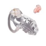 Hotsvibe Sex Toys Male Chastity Cages with 3 Different Sized Rings & 2 Keys Penis Cage Used to Restrain Men's Penises - Image 15