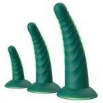 Hotsvibe Silicone Butt Plug of 3 Anal Toys for Beginners Advanced Players Anal Trainer with Flared Suction Base