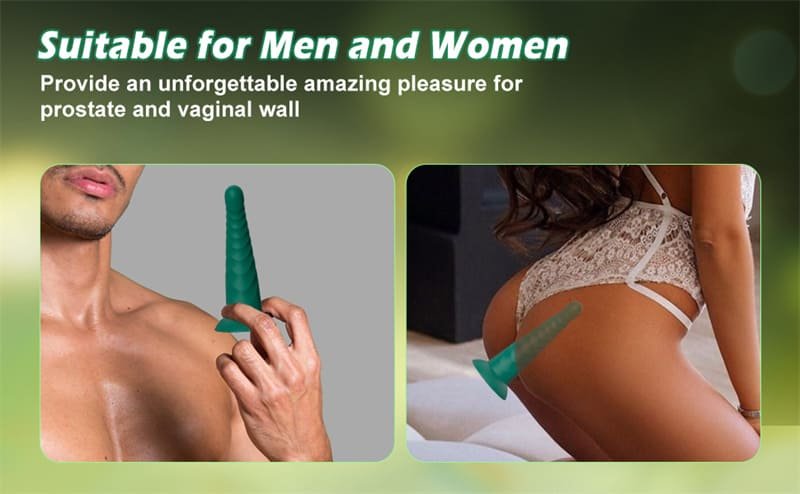 Hotsvibe Silicone Butt Plug of 3 Anal Toys for Beginners Advanced Players Anal Trainer with Flared Suction Base 9