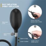 Hotsvibe Silicone Expand Inflatable Butt Plug for Beginners and Advanced Users Anal Plug Balloon Pump - Image 4