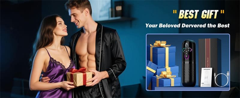 Hotsvibe Upgrade 5 in 1 Heating Male Masturbator Penis Pump with 10 Vibrating & Licking 7 Thrusting & 5 Sucking Modes