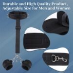 Hotsvibe Vibrating Anal Hook BDSM Sex Bondage Adjustable Behind Back Handcuffs Bondage Restraints Set - Image 4
