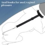 Hotsvibe Vibrating Anal Hook BDSM Sex Bondage Adjustable Behind Back Handcuffs Bondage Restraints Set - Image 6