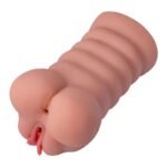 Hotsvibe Vibrating Pocket Pussy with 10 Vibrations Realistic 3D Texture Pocket Pussy for Men - Image 6