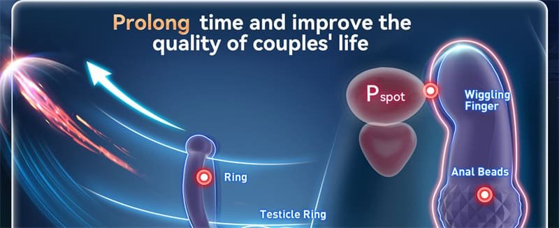 Hotsvibe Vibrator Plug Prostate Stimulator with Ring 7 Modes Prostate Massager with App Remote Control 12