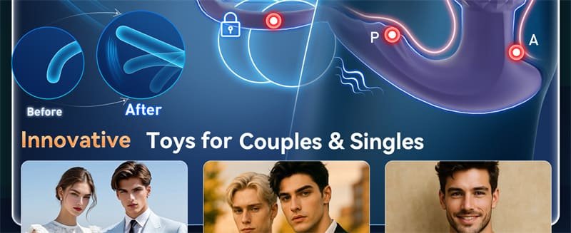 Hotsvibe Vibrator Plug Prostate Stimulator with Ring 7 Modes Prostate Massager with App Remote Control 13