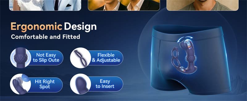 Hotsvibe Vibrator Plug Prostate Stimulator with Ring 7 Modes Prostate Massager with App Remote Control 14