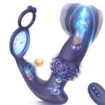 Hotsvibe Vibrator Plug Prostate Stimulator with Ring, 7 Modes Prostate Massager with App & Remote Control