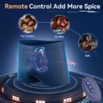 Hotsvibe Vibrator Plug Prostate Stimulator with Ring, 7 Modes Prostate Massager with App & Remote Control - Image 6