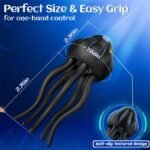 Jellyfish-Shaped Male Masturbator Stroker with 10 Vibrating Modes Male Sex Toys for Men Penis Vibrator - Image 4