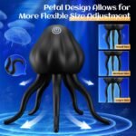 Jellyfish-Shaped Male Masturbator Stroker with 10 Vibrating Modes Male Sex Toys for Men Penis Vibrator - Image 5