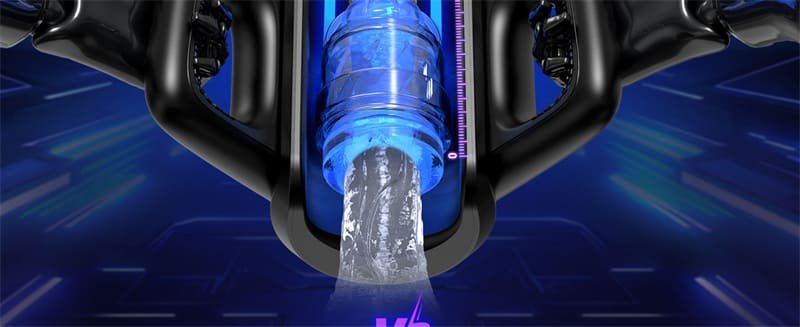 LETEN Cannon King Pro Automatic Male Masturbator with 12cm Long Piston & 12times/s Thrusting with Phone Holder