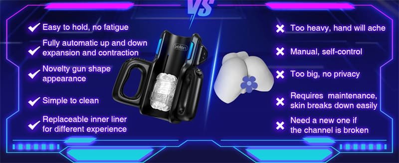 LETEN Cannon King Pro Automatic Male Masturbator with 12cm Long Piston & 12times/s Thrusting with Phone Holder