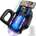 LETEN Cannon King Pro Automatic Male Masturbator with 12cm Long Piston & 12times/s Thrusting with Phone Holder - Image 2