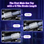 LETEN Cannon King Pro Automatic Male Masturbator with 12cm Long Piston & 12times/s Thrusting with Phone Holder - Image 5