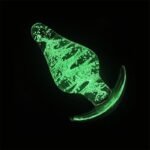 Luminous Glass Butt Plug Crystal Diamond Anal Toy for Men Women Anal Trainer Beginner