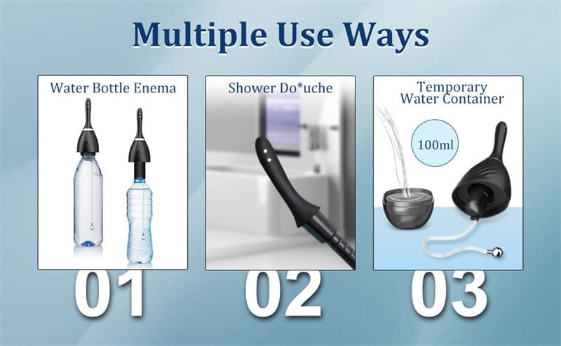Mr.heer Automatic Anal Douche, 9 Holes Electric Enema with 5 Speeds Anti Backflow Anal Enema Cleaner Douches 4 Mr.heer Automatic Anal Douche, 9 Holes Electric Enema with 5 Speeds Anti Backflow Anal Enema Cleaner Douches
