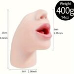 Realistic Mouth Pocket Pussy Deep Male Masturbator with Soft Teeth Tongue Lifelike Blowjob Machines - Image 6
