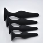 Soft Silicone Butt Plugs Beginners Starter Set for Women Men Black Anal Plugs Trainer 4 Piece Set - Image 6