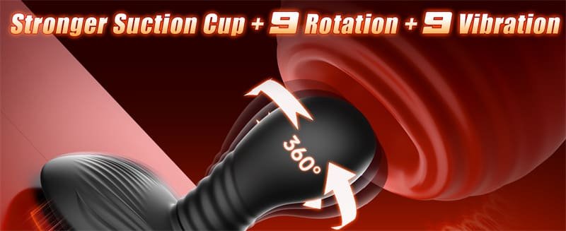 TARO-3 Prostate Massager Grinder Vibrators with 9 Rotating & Vibrating Grinding Anal Dildo Anal Toys