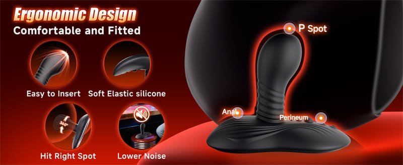 TARO-3 Prostate Massager Grinder Vibrators with 9 Rotating & Vibrating Grinding Anal Dildo Anal Toys