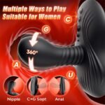 TARO-3 Prostate Massager Grinder Vibrators with 9 Rotating & Vibrating Grinding Anal Dildo Anal Toys - Image 3
