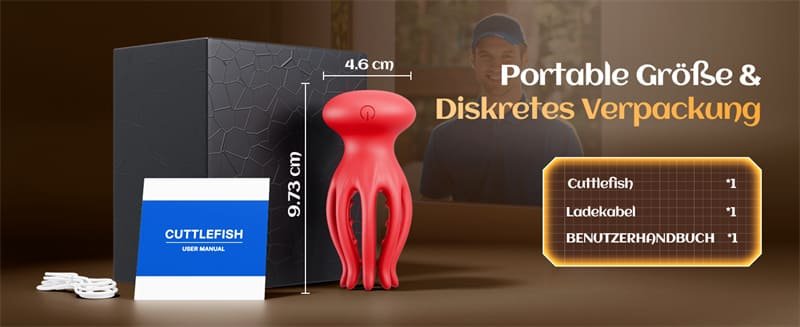 Tentacle Shaped Male Masturbator Penis Vibrator with 10 Vibrations Glans Trainer 360° Tentacle Wrap Male Stroker