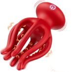 Tentacle Shaped Male Masturbator Penis Vibrator with 10 Vibrations Glans Trainer 360° Tentacle Wrap Male Stroker
