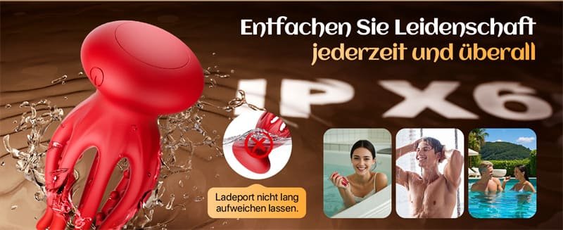 Tentacle Shaped Male Masturbator Penis Vibrator with 10 Vibrations Glans Trainer 360° Tentacle Wrap Male Stroker