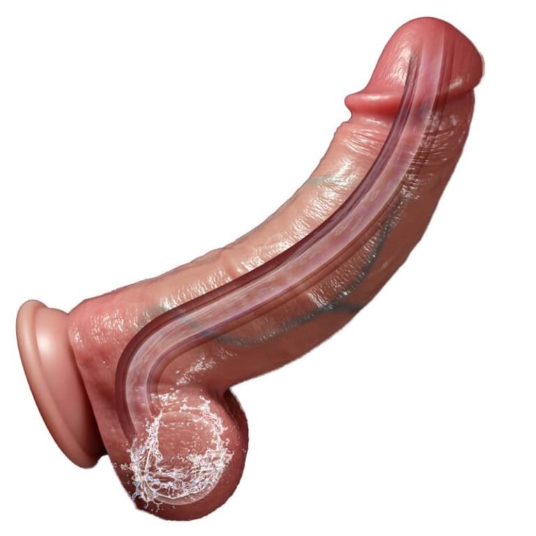 10 Inch Realistic Dildos Ejaculating Fake Hotsvibe Silicone Squirting Dildo with Strong Suction Cup Splash Function