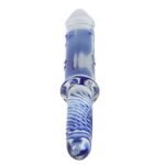 11.4 Inch Large Blue Swirl Glass Dildo, Hotsvibe Crystal Glass Butt Plug Sex Toy for Women Lesbian Gay - Image 6