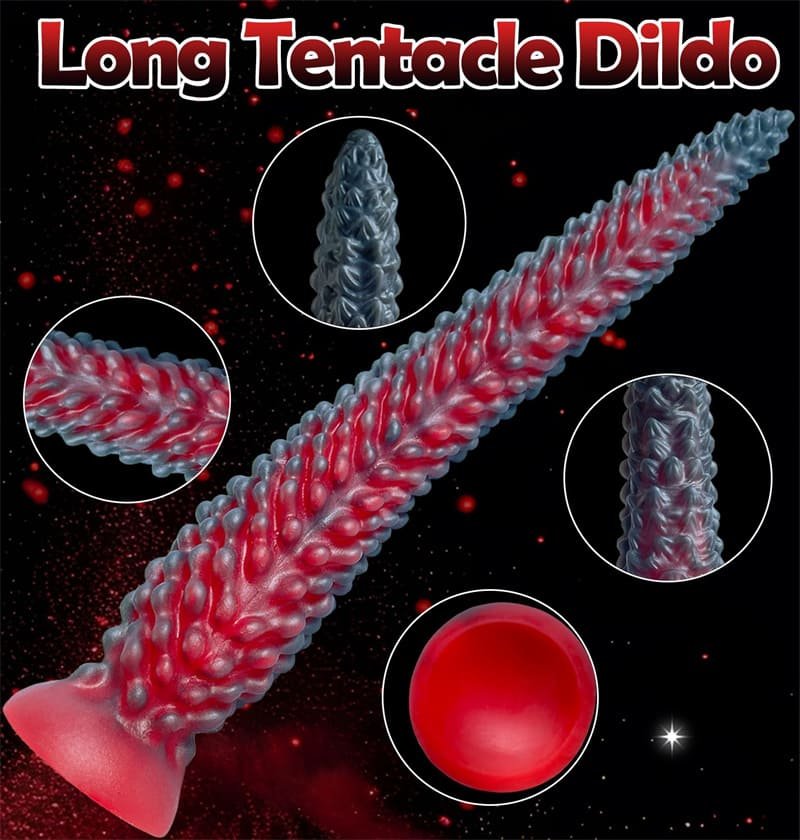11.4 inch Long Tentacle Dildo Hotsvibe Fantasy Anal Dildo Anal Toys with Suction Cup Silicone Monster Dildo 2