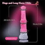 12 Inch Realistic Horse Dildo Long Squirting Dildo with Suction Cup Thick Dildos Anal Sex Toy for Men Gay Women - Image 2